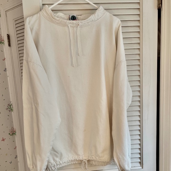 Vintage All-Cotton Canvas Wind Shirt - Picture 1 of 6